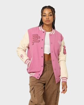 Carr?? Peace Varsity Jacket Pink Soap