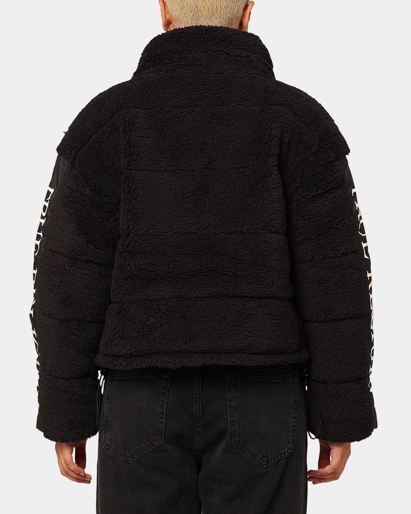 business people True Religion Women's Panelled Puffer Jacket Jet Black