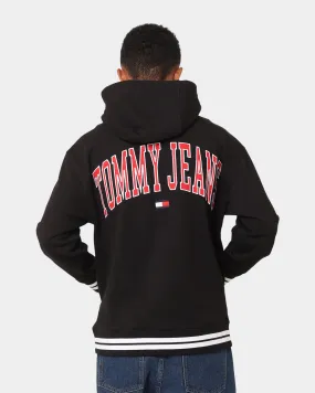 Tommy Jeans TJM Relaxed Collegiate Hoodie Black Patch Preserve