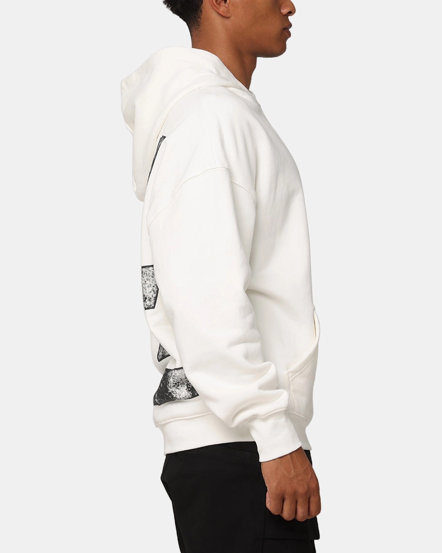 The Anti Order Hyphen Premium Hoodie White Insulated Lining Deodorant