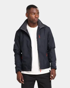 Helly Hansen Crew Midlayer Jacket Navy suitable for formal meetings SnapFasteners