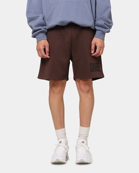 finance industry hang dry Carre Premium Essentials Sweat Shorts Chocolate