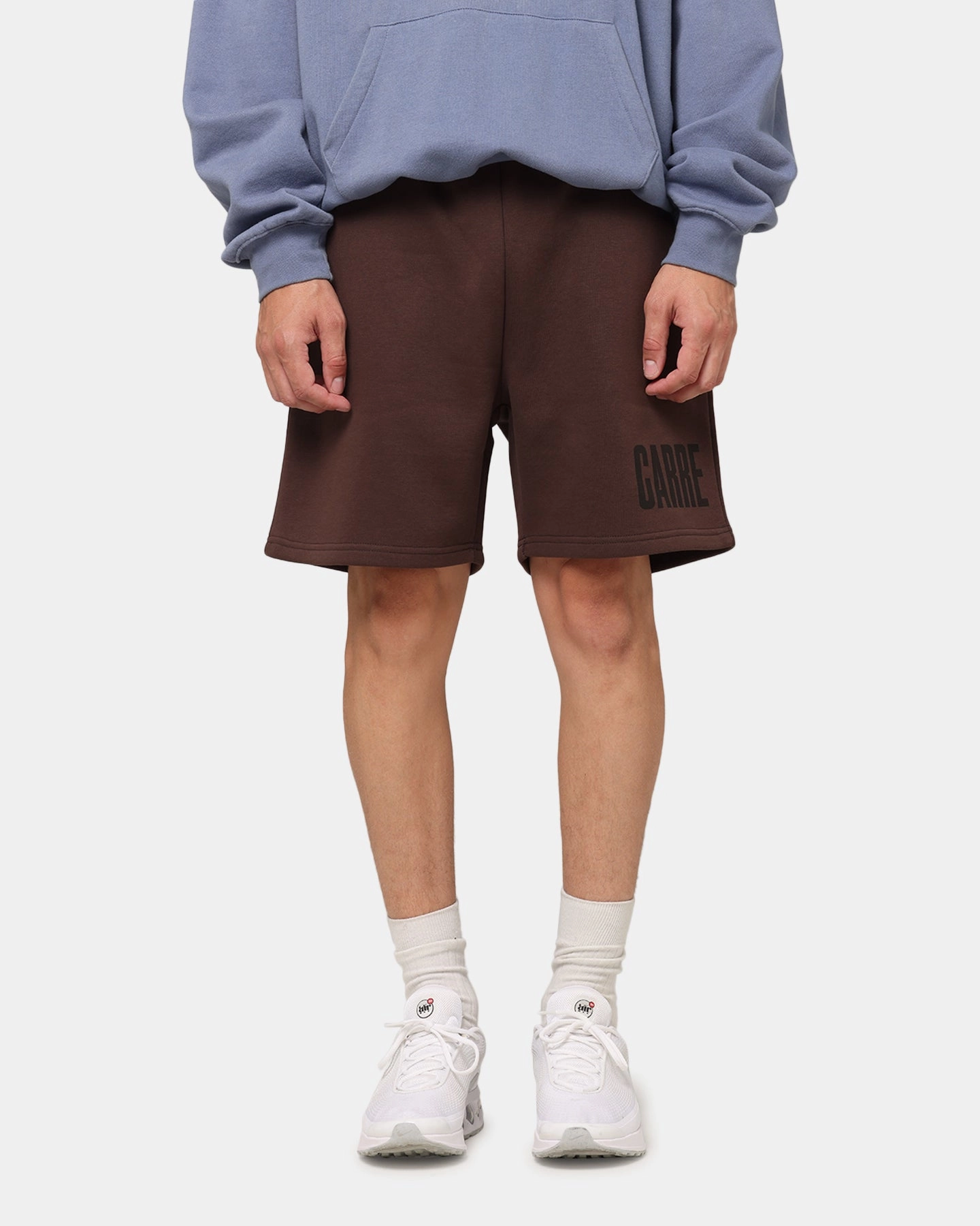 finance industry hang dry Carre Premium Essentials Sweat Shorts Chocolate