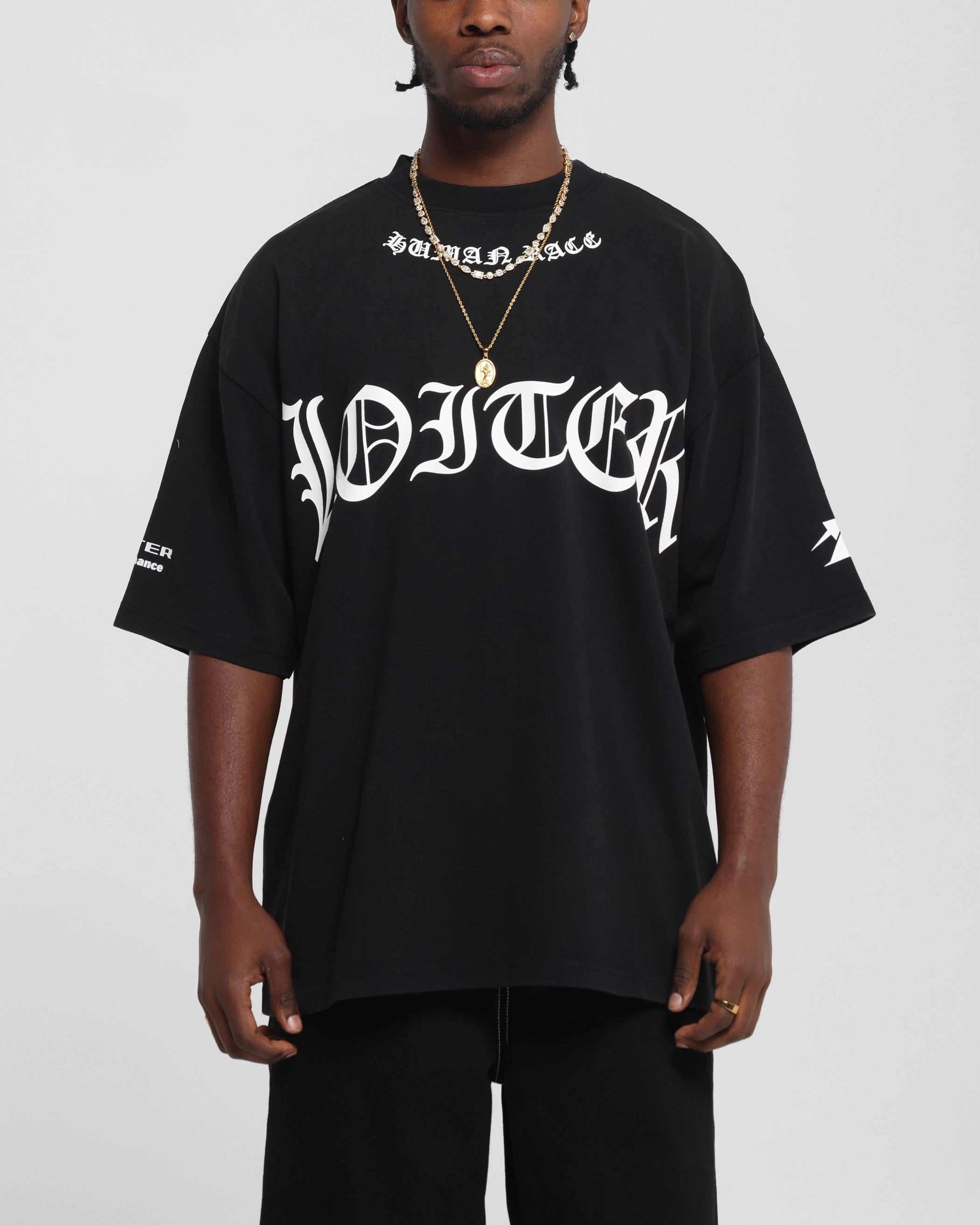 Loiter Biker Vintage T-Shirt Vintage Black Easy Wear Casual Must-Have