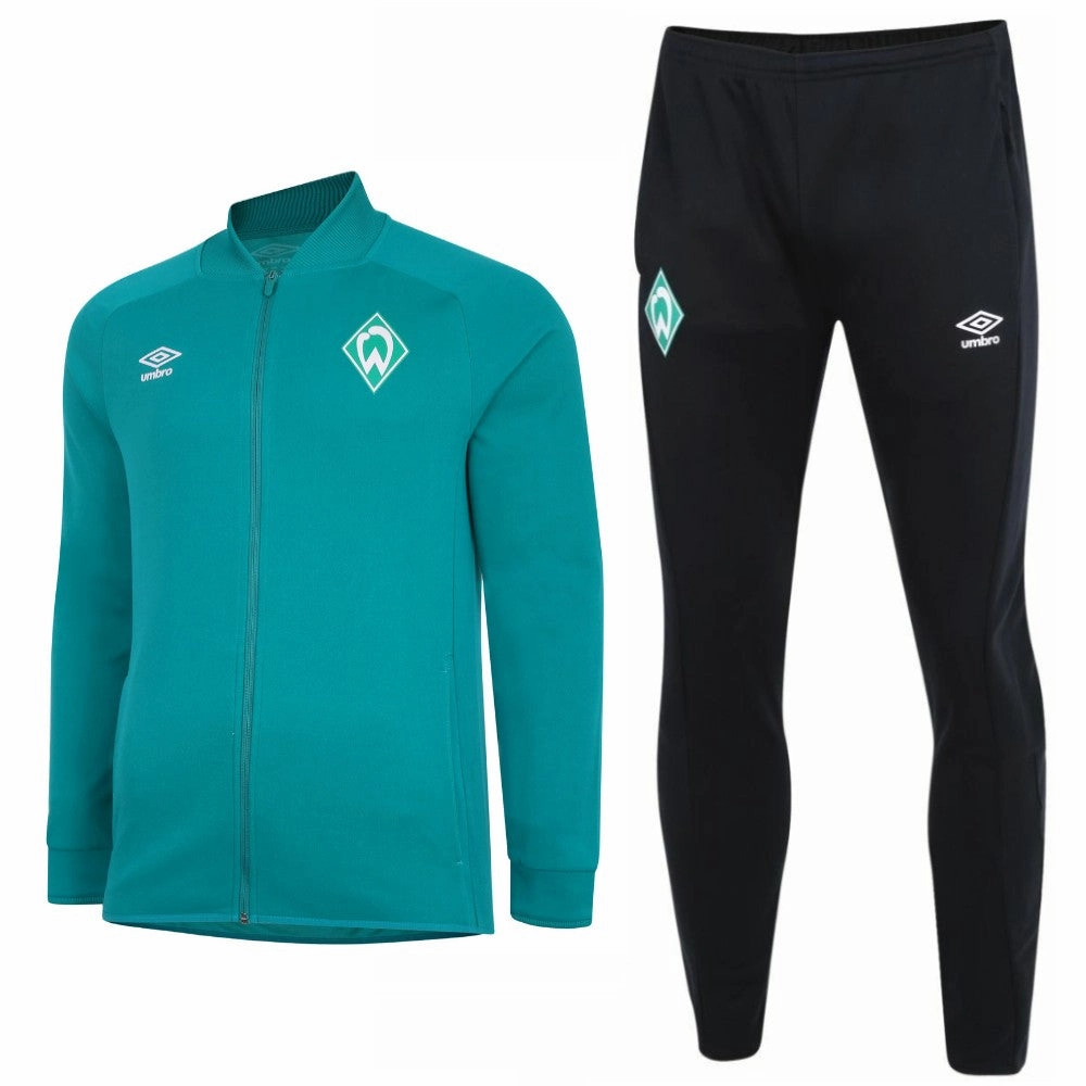 healthy Werder Bremen soccer training presentation tracksuit 2021 - Umbro