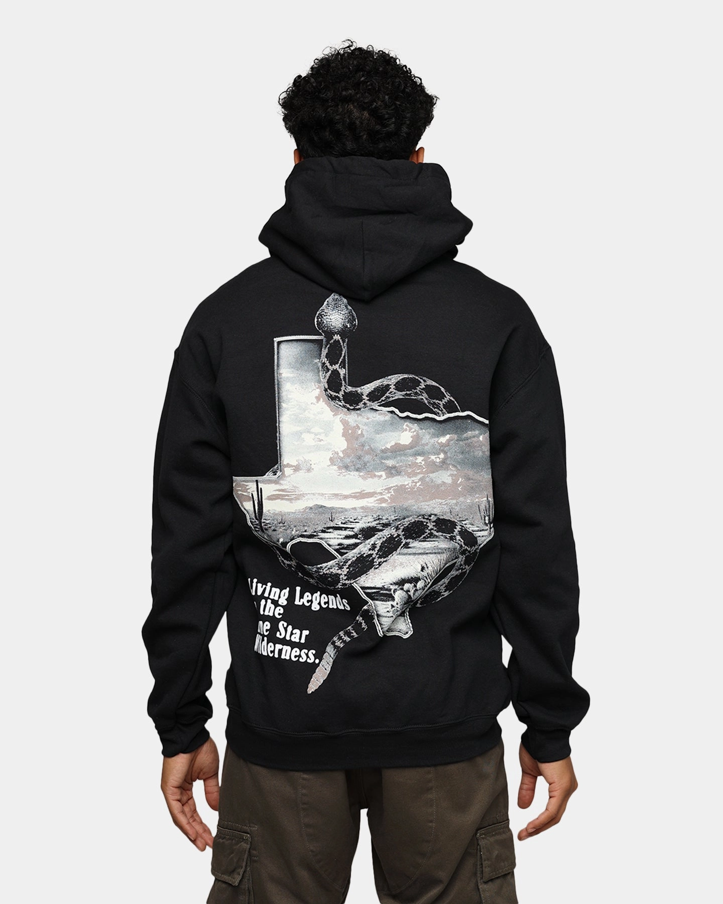 Goat Crew Texas Vintage Hoodie Black motorcycle Modular Layering System