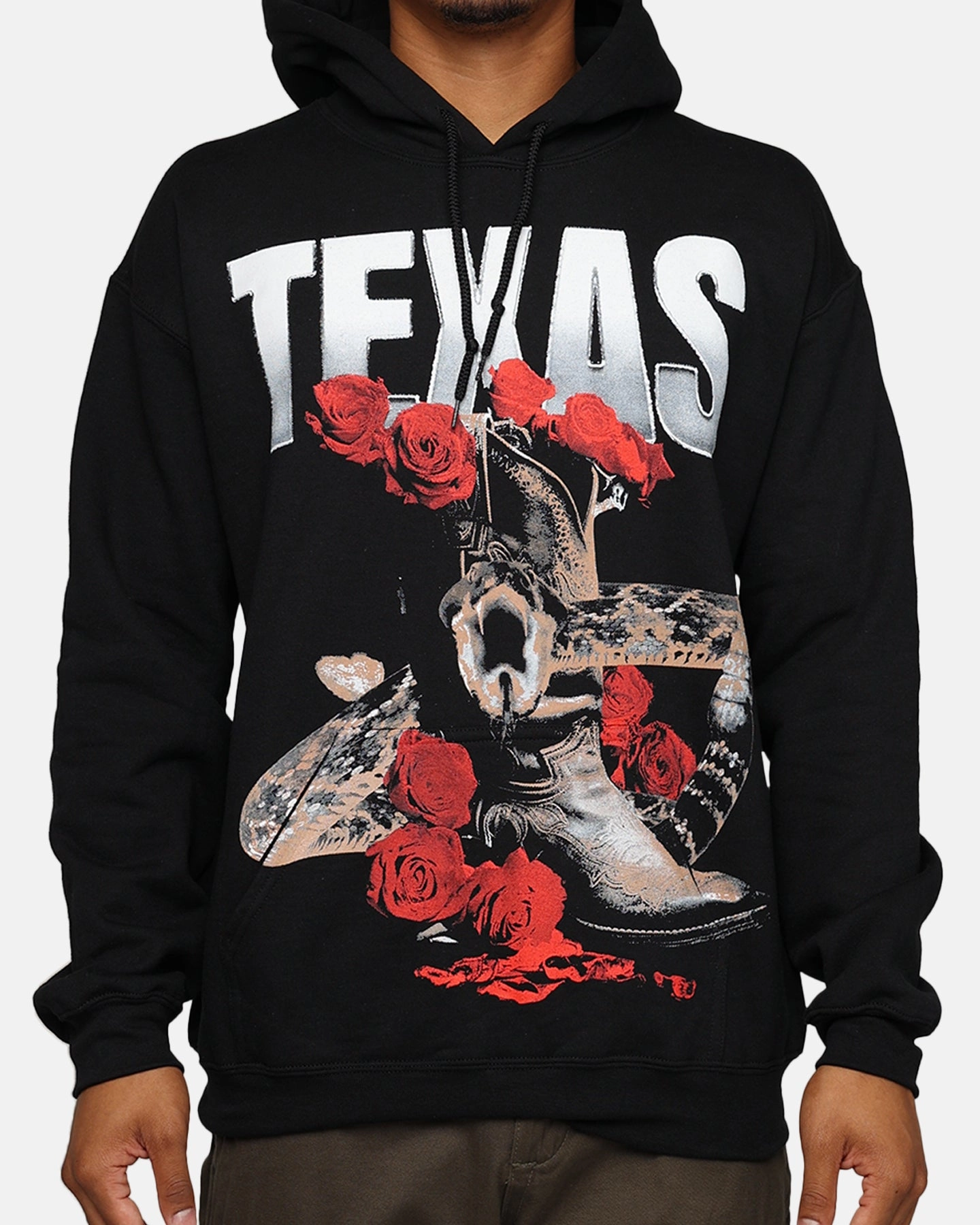 Goat Crew Texas Vintage Hoodie Black Lip-gloss