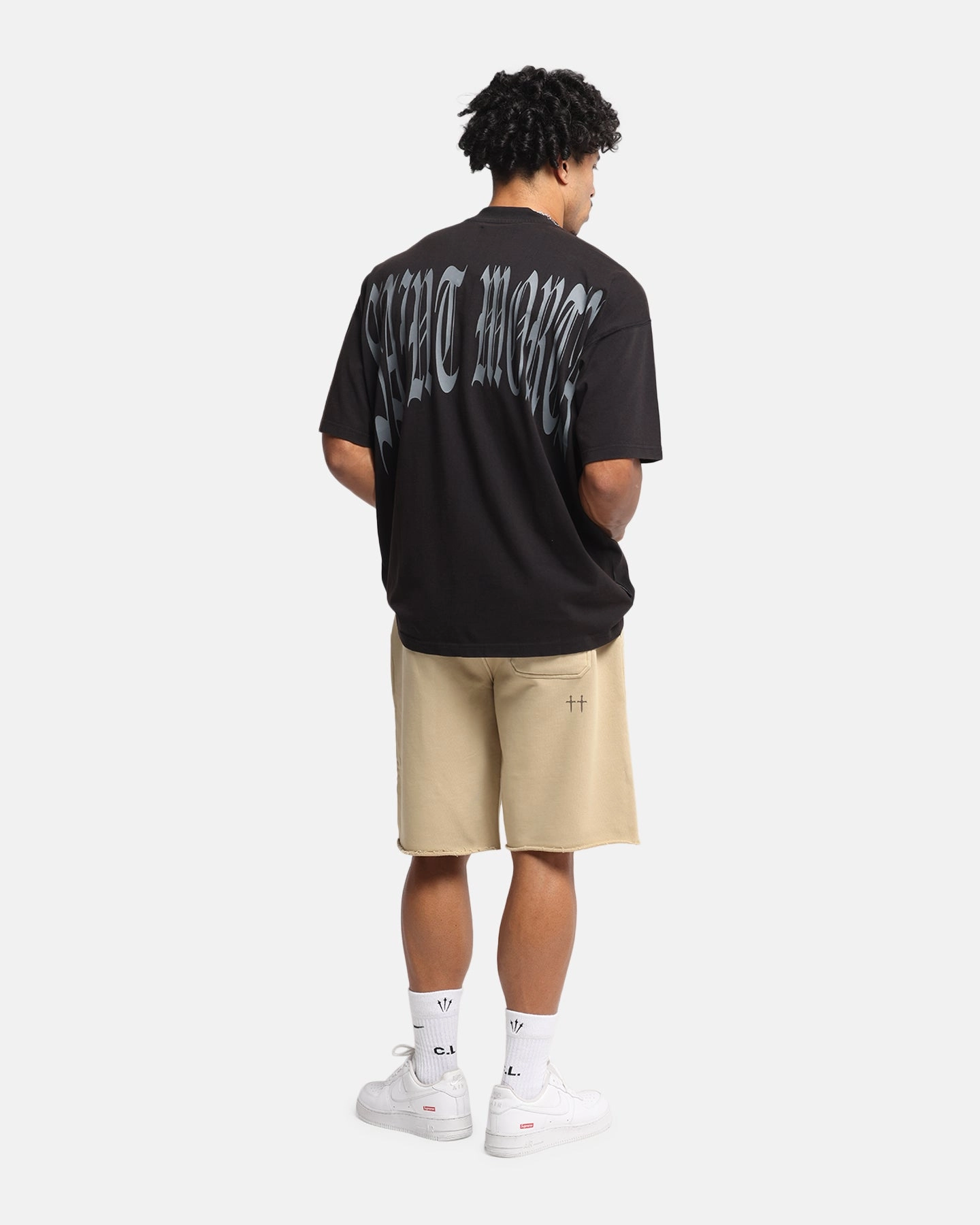 Saint Morta Vill Park Boxy T-Shirt Vintage Black Classic Wearable