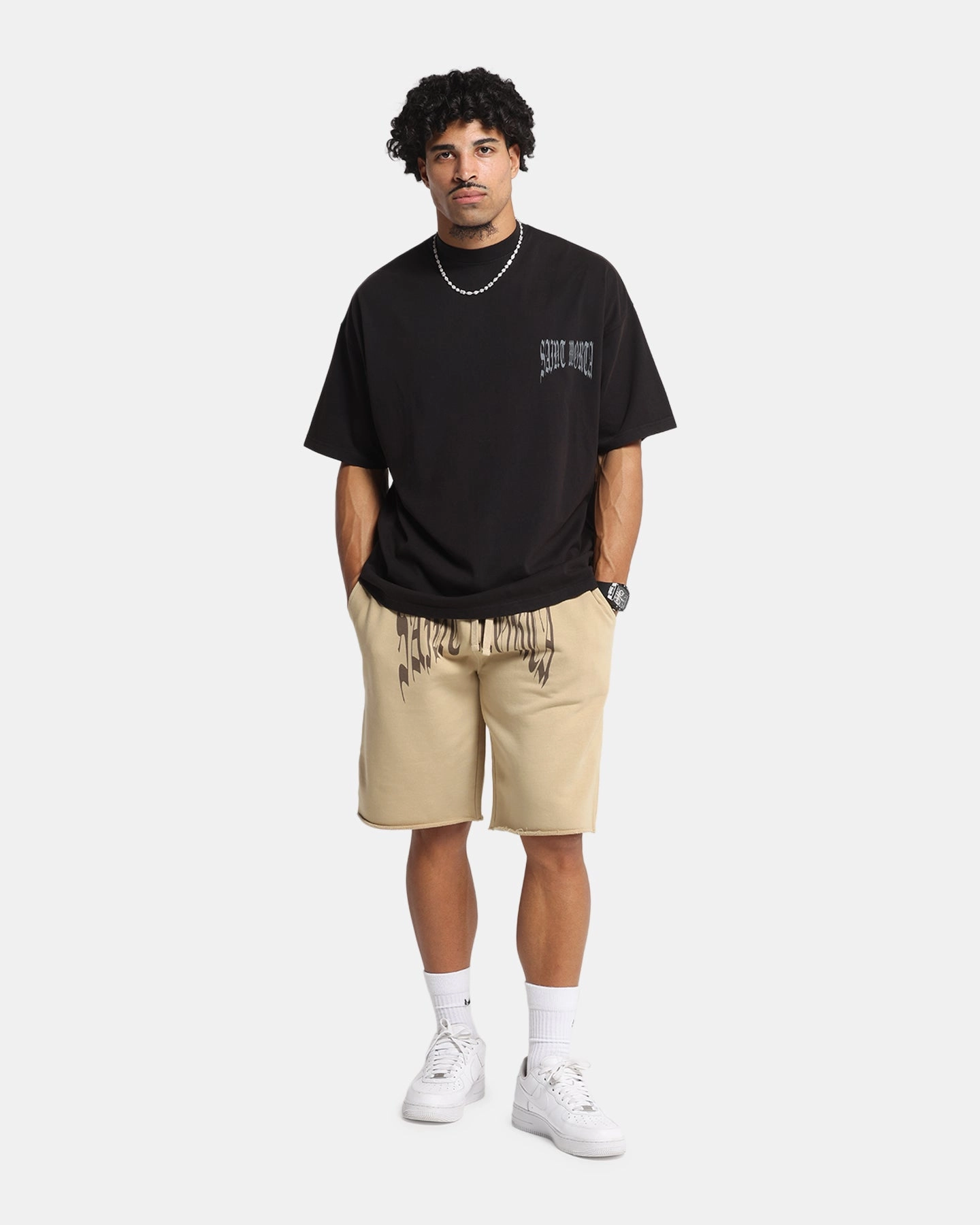 Christmas Boat neck style Saint Morta Vill Park Boxy T-Shirt Vintage Black