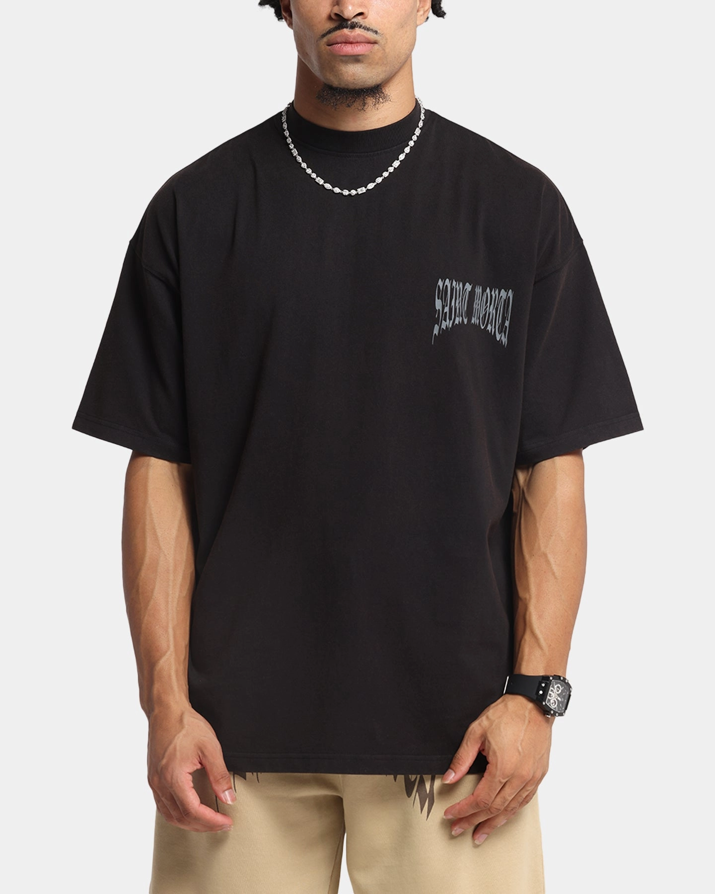 Moisture wicking Everyday Fit Saint Morta Vill Park Boxy T-Shirt Vintage Black