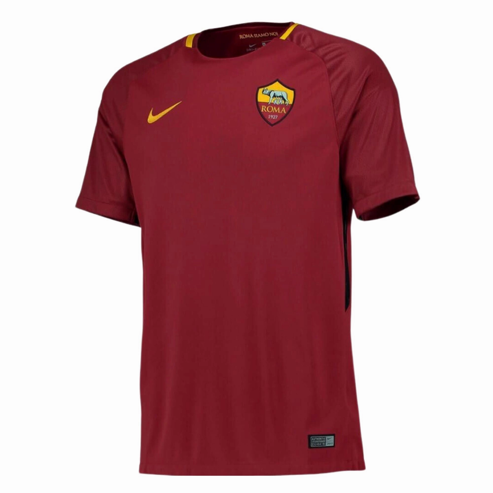2017 AS Roma Home Jersey Totti #10 Eco Friendly Production stain resistant coating