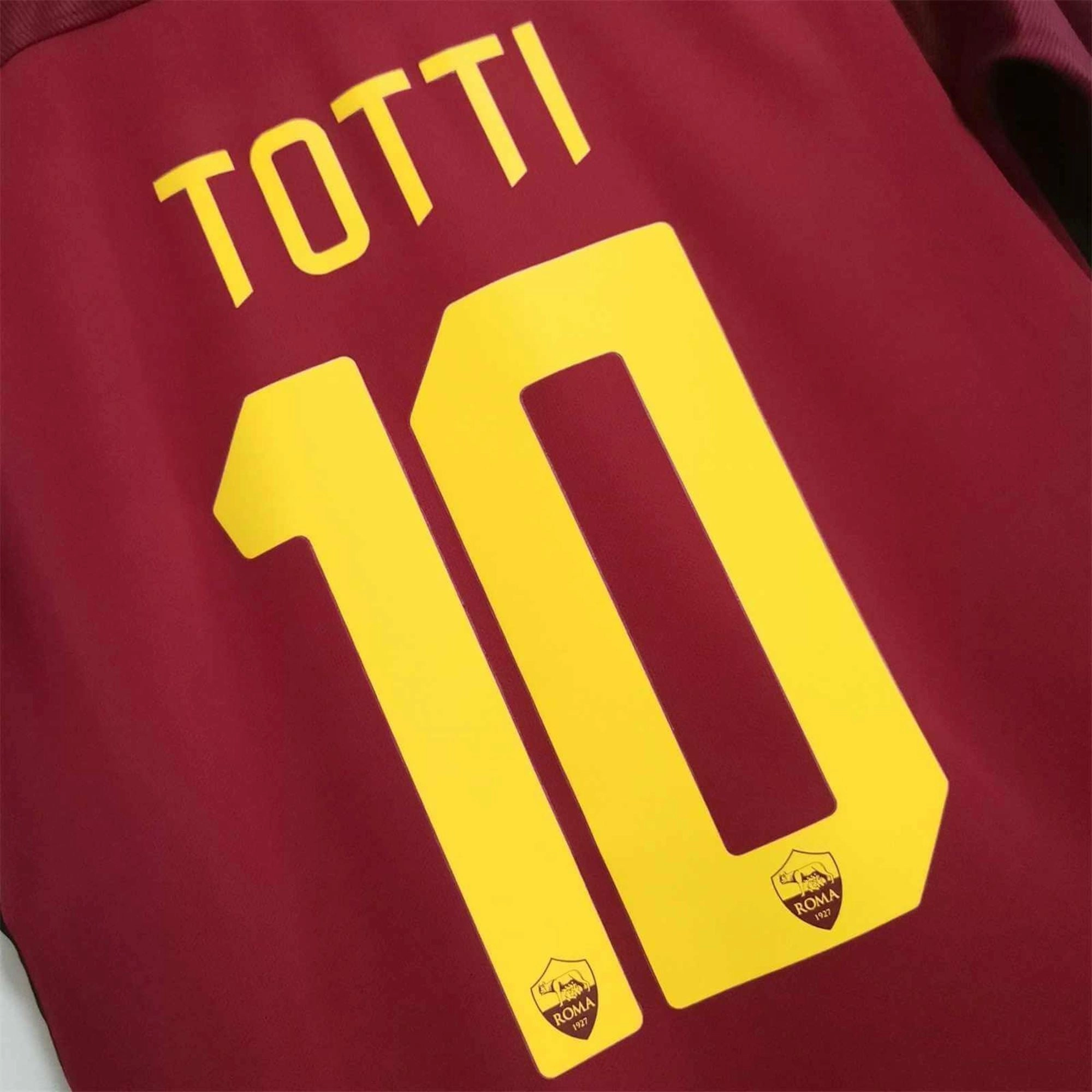 Anti Odor Treatment 2017 AS Roma Home Jersey Totti #10