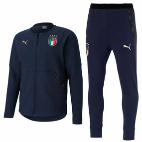 OdorResistant Finish Training Gear Italy navy Casual presentation Soccer tracksuit 2020/21 - Puma