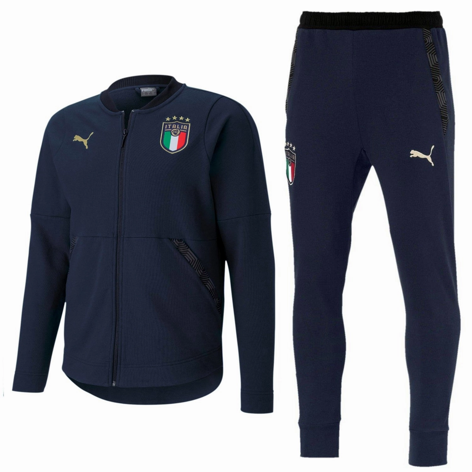 OdorResistant Finish Training Gear Italy navy Casual presentation Soccer tracksuit 2020/21 - Puma