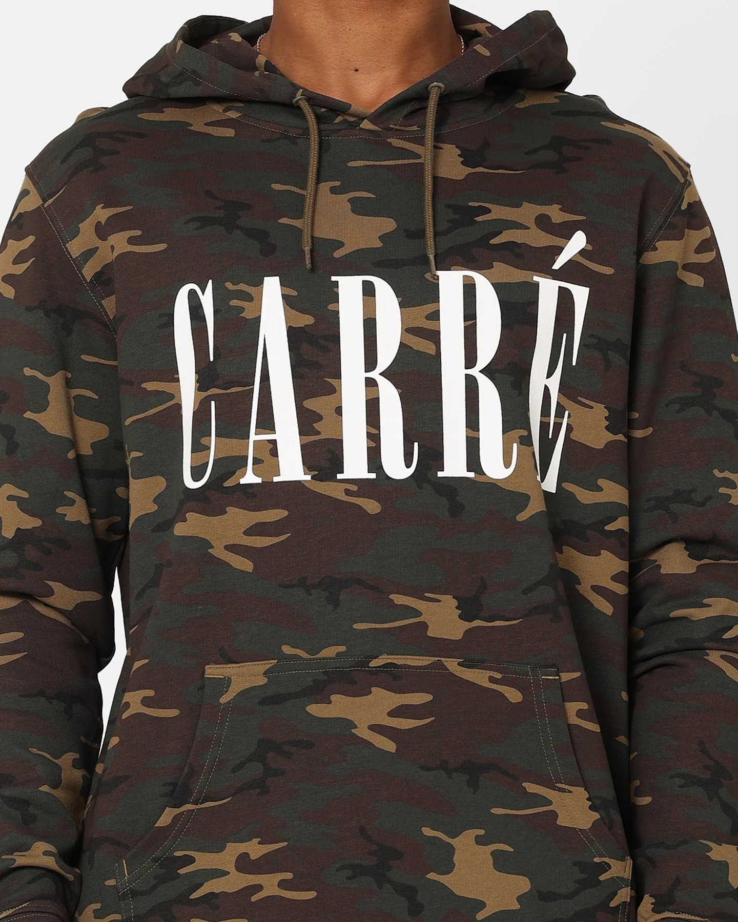 Carre Serif Camo Hoodie Camo packable Determination