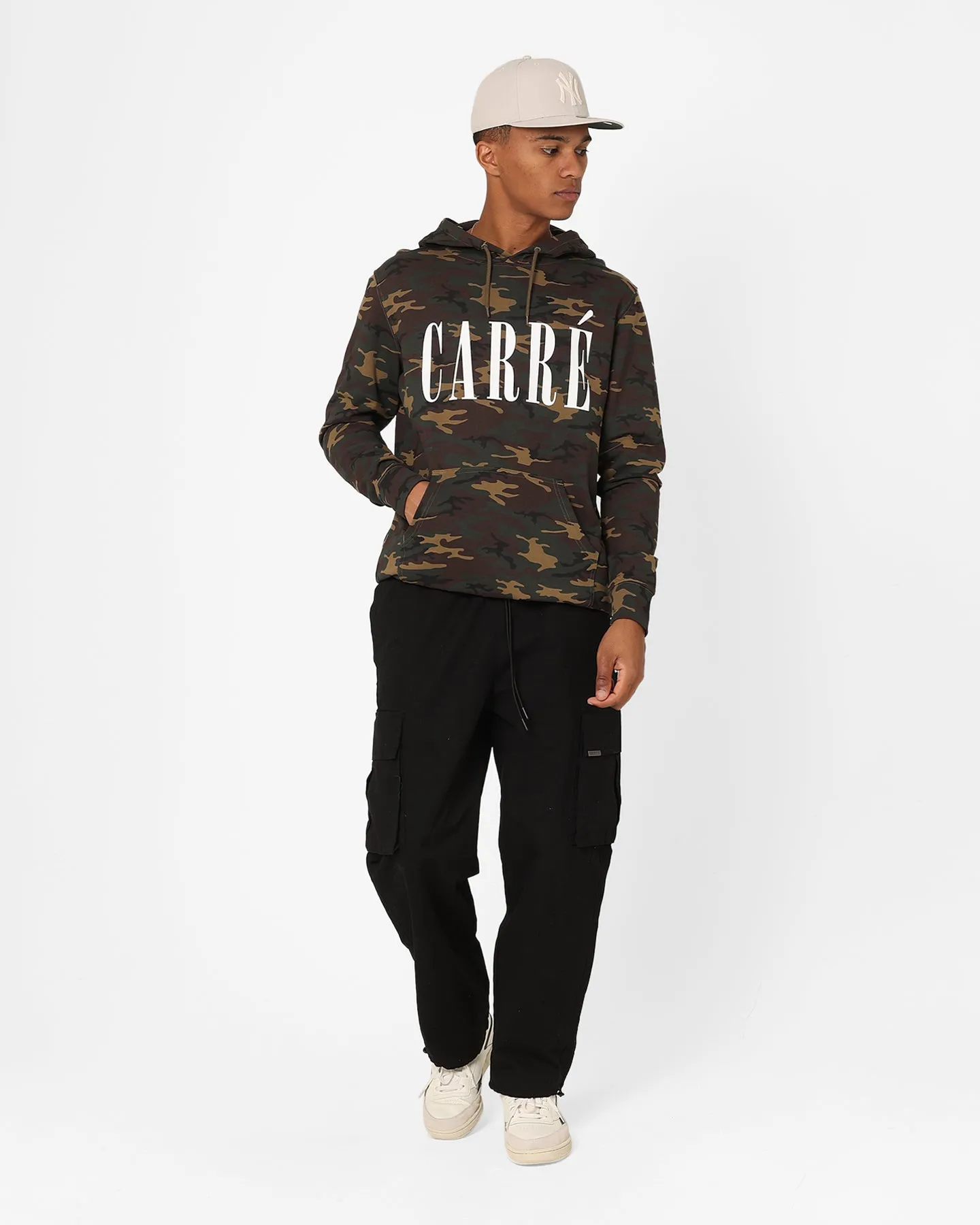 Carre Serif Camo Hoodie Camo Classic Comfort