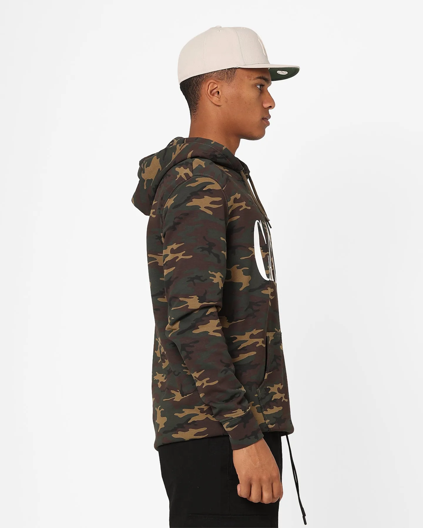 Reflective Carre Serif Camo Hoodie Camo