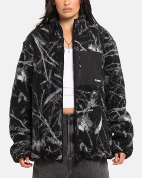 X-Large Camo Reversible Sherpa Jacket Black Plan Award