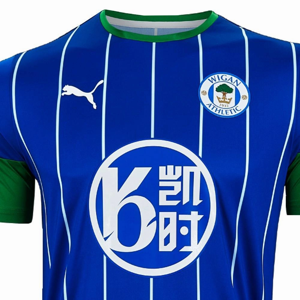 MoistureControl Lining Wigan Athletic Home soccer jersey 2019/20 - Puma