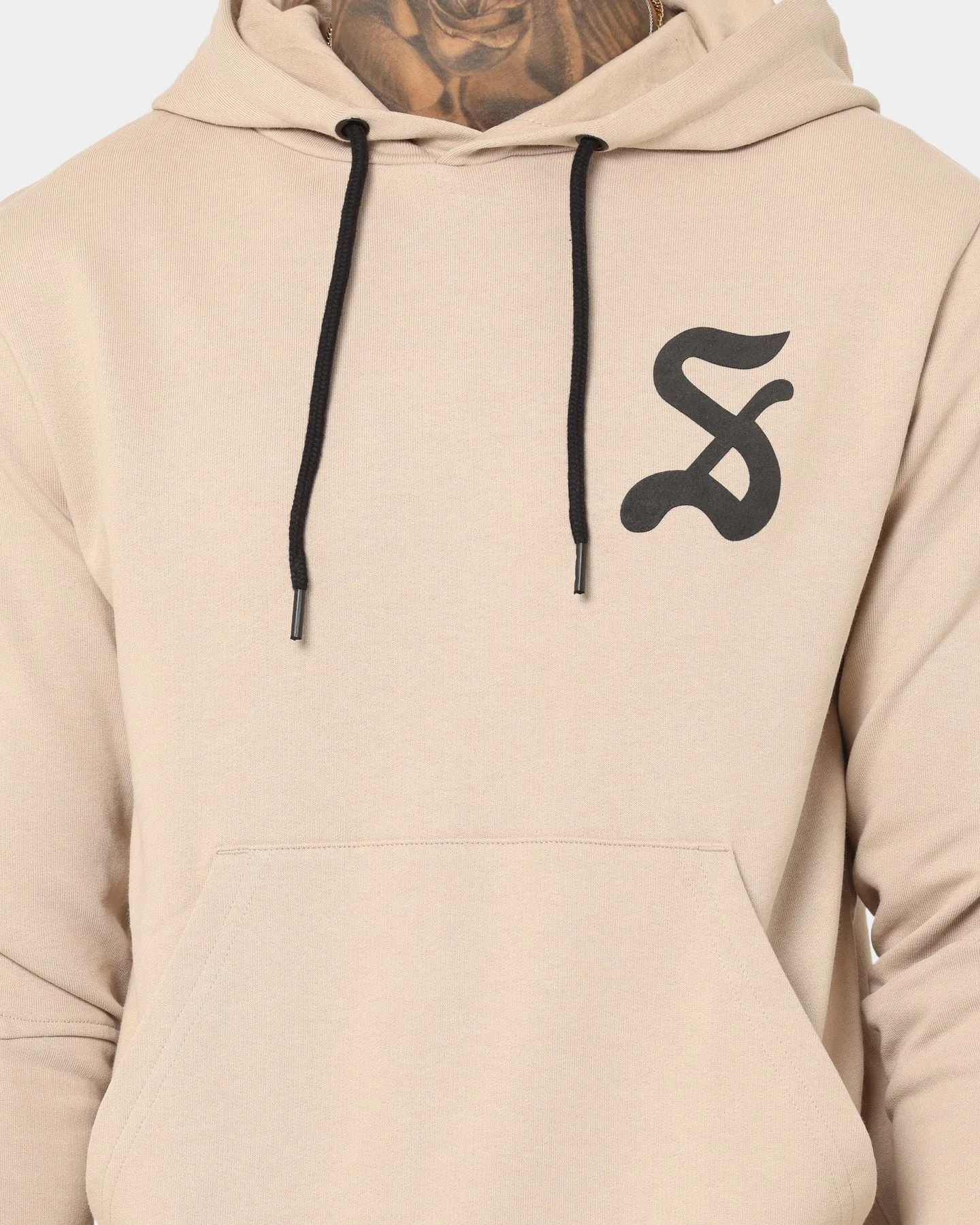 Saint Morta Gothica New Age Hoodie Stone/Black Functional Fit