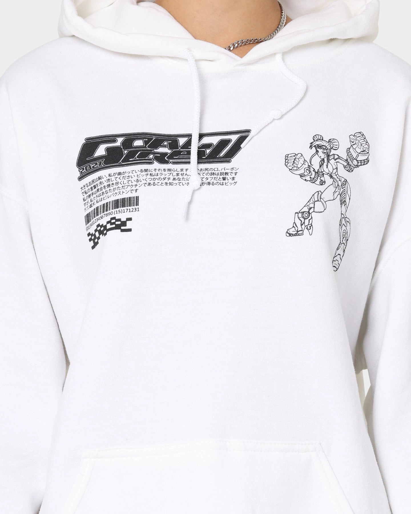 Thermolite Insulation Goat Crew Kyoto Hoodie White