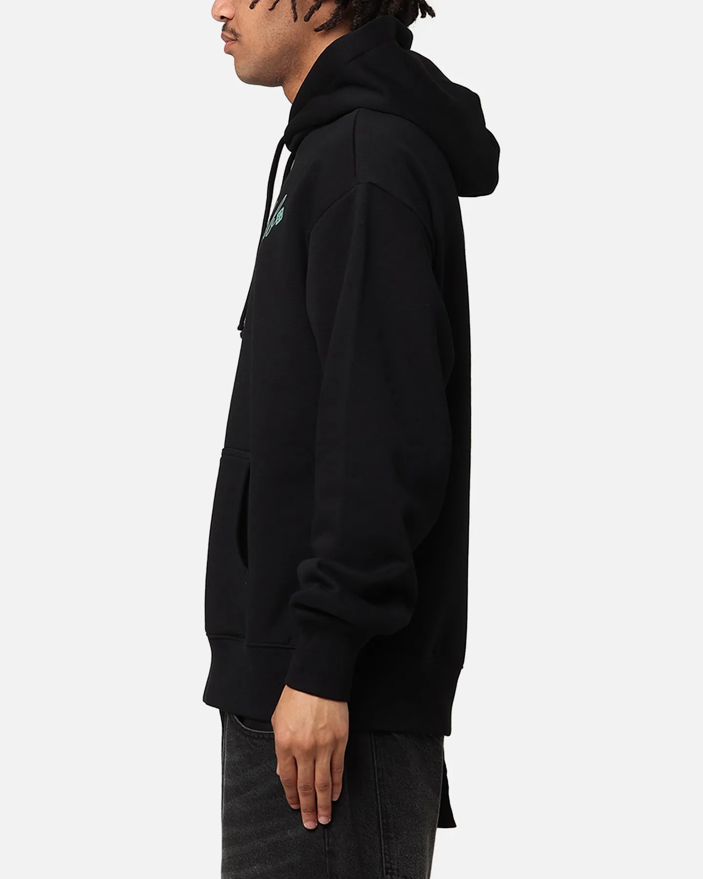 Carre Hooper Hoodie Black Eco-Friendly Fabric Blueprint