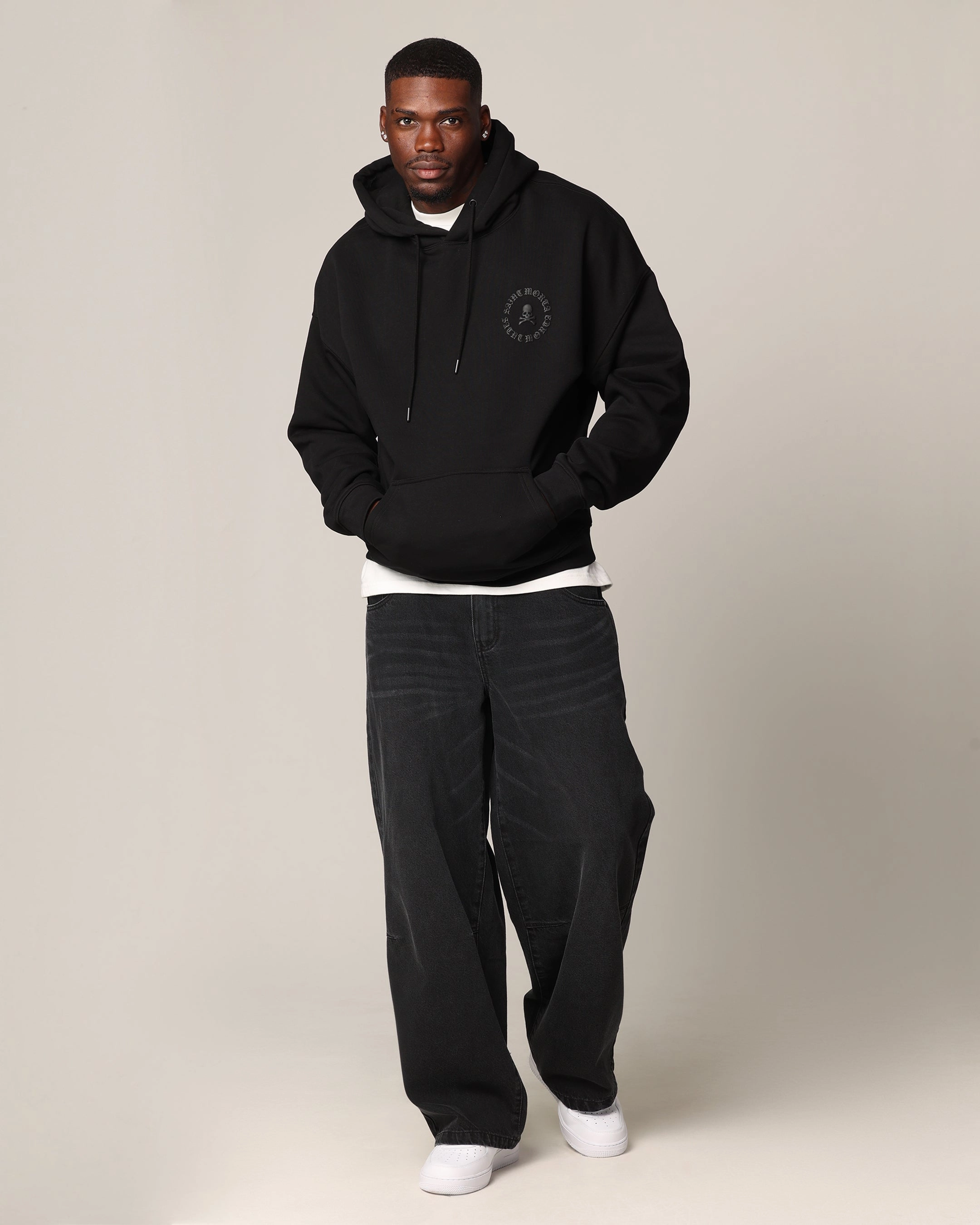 Potential Cozy Jacket Saint Morta Ceremonies Hoodie Black