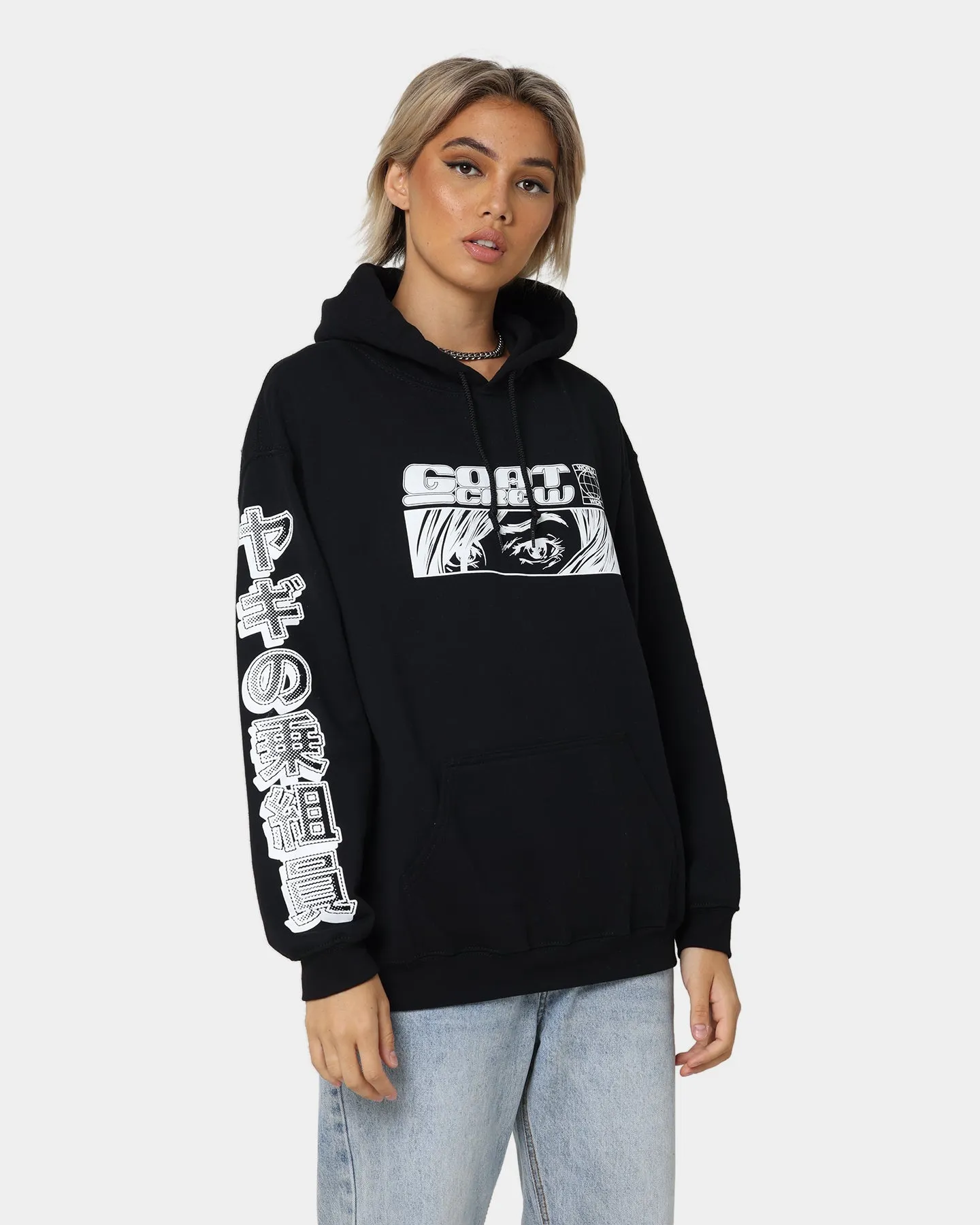 Performance Wear suitable for mountain hikes Goat Crew Harajuku Hoodie Black