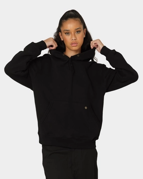 Recover Laser Cut Perforations Honor The Gift Noble Hoodie  Black