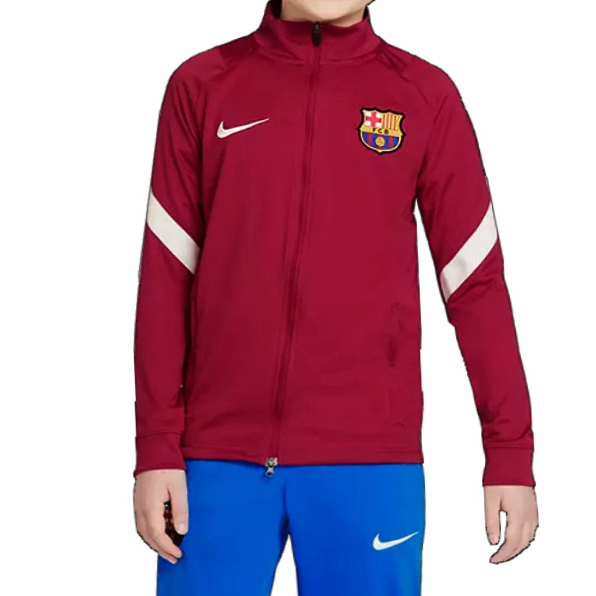 Kids - FC Barcelona training presentation Soccer tracksuit 2021/22 - Nike Lightweight Thermal Layer LightweightDesign