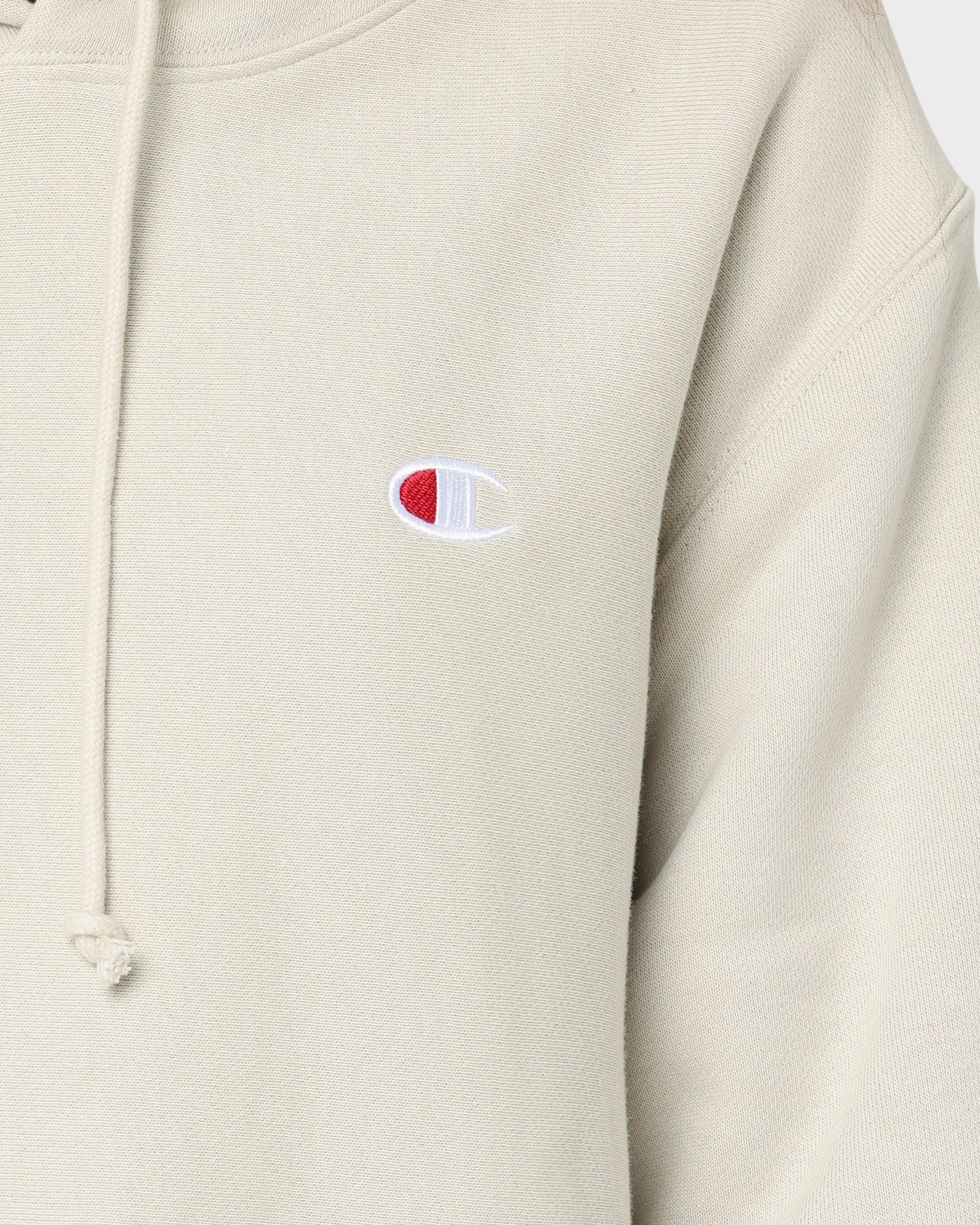 Taped Zipper Closures Sleek Fit Champion Reverse Weave Small C Hoodie Pebblestone