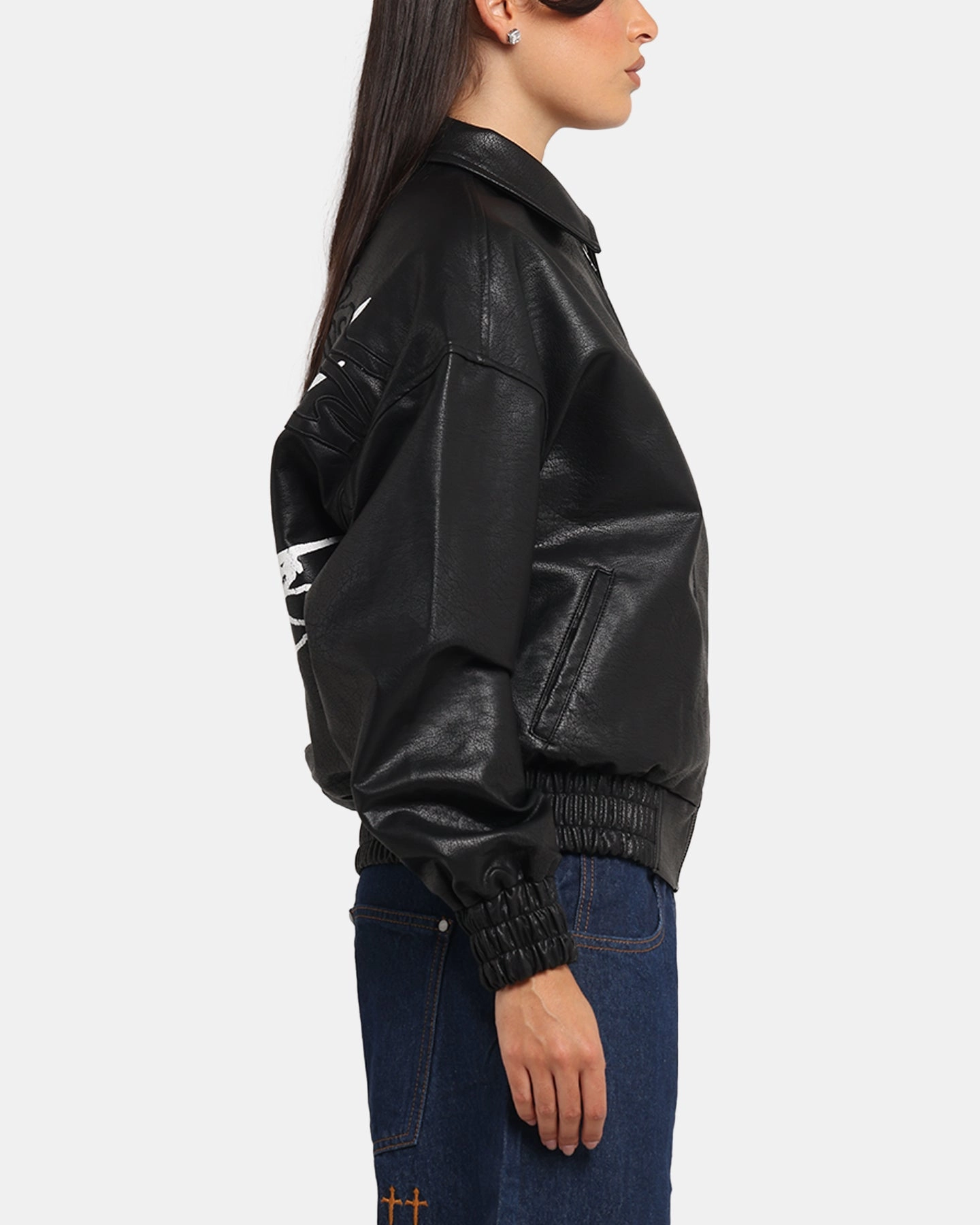 Influence Pullover Ed Hardy Eagle Jacket Black