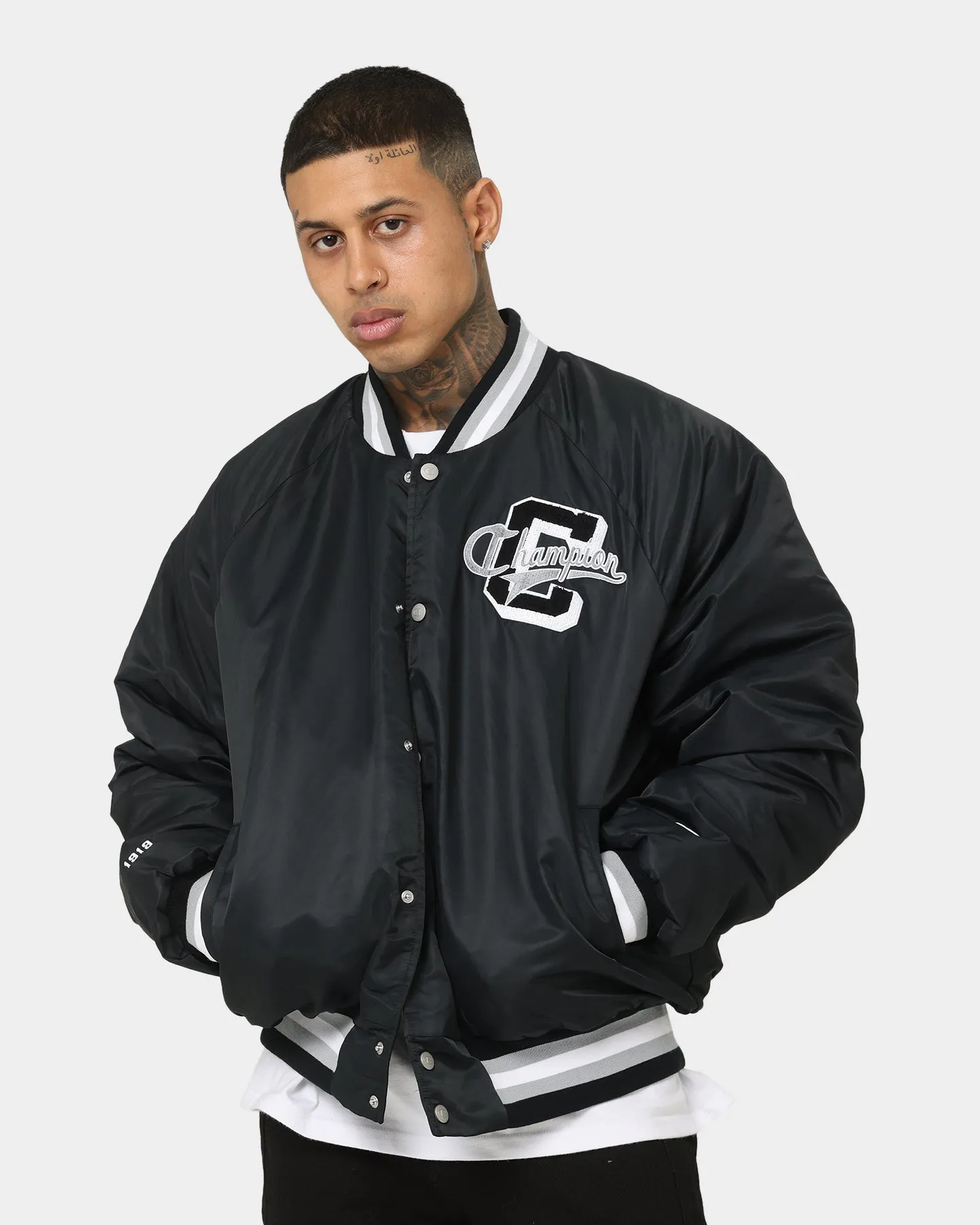 Transform Champion LFS Letterman Jacket Black