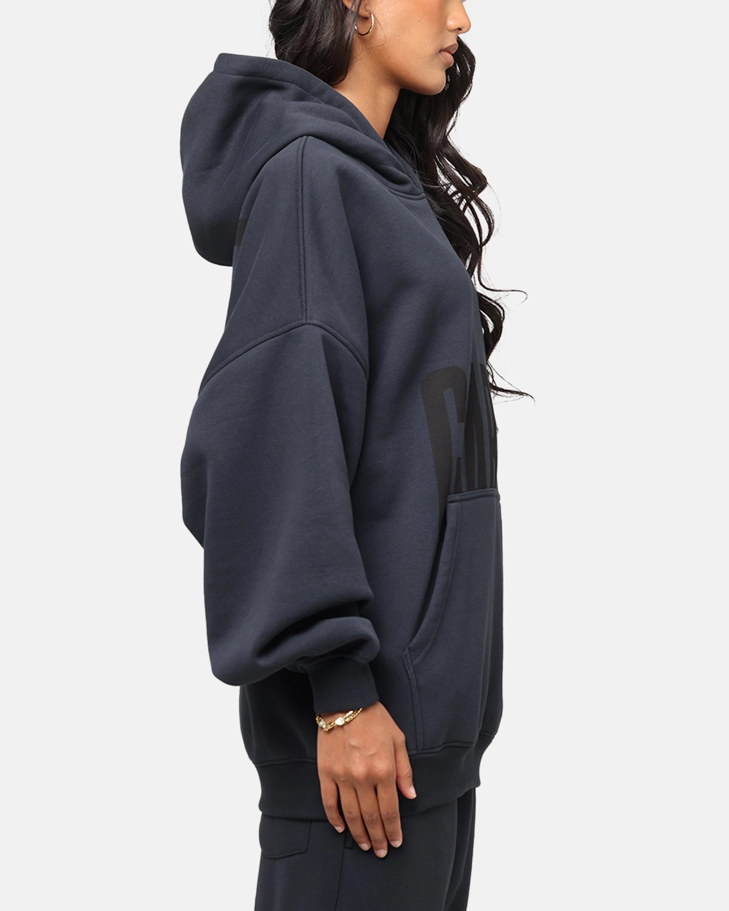 Urban Light Easy Care Carre Premium Essentials Hoodie Steel/Black