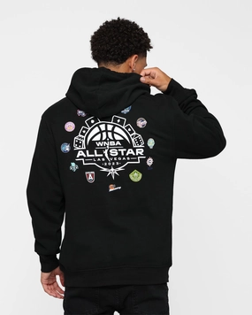 Stylish Insulation MoistureWicking New Era WNBA All Star Hoodie Black