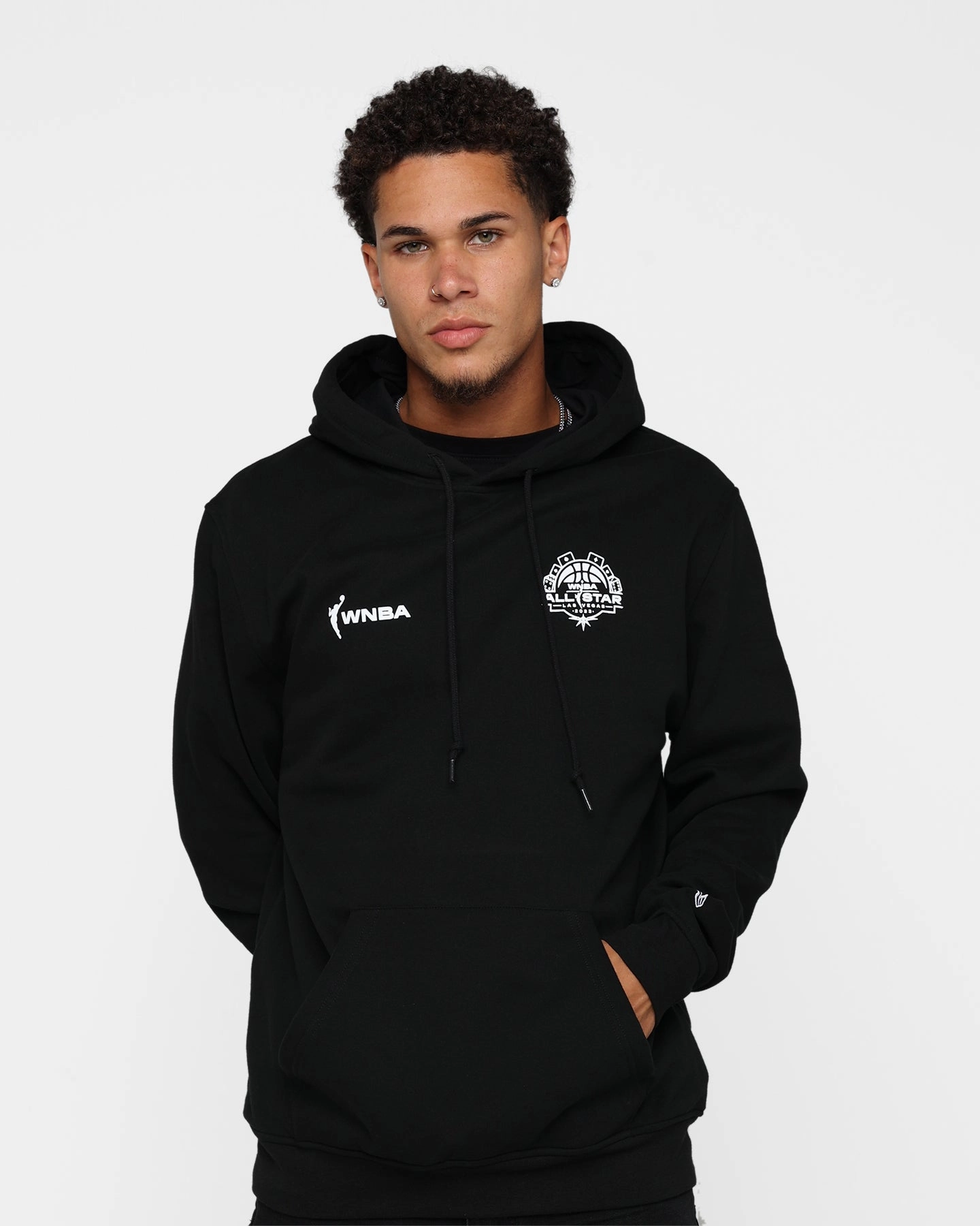 New Era WNBA All Star Hoodie Black Bright Tones Suitable for team sports