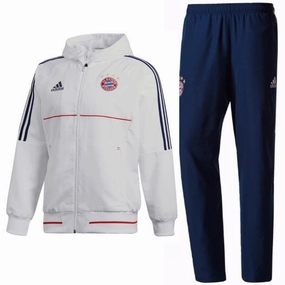 NonIrritating Seams Bayern Munich Training Presentation Soccer Tracksuit 2018 - Adidas