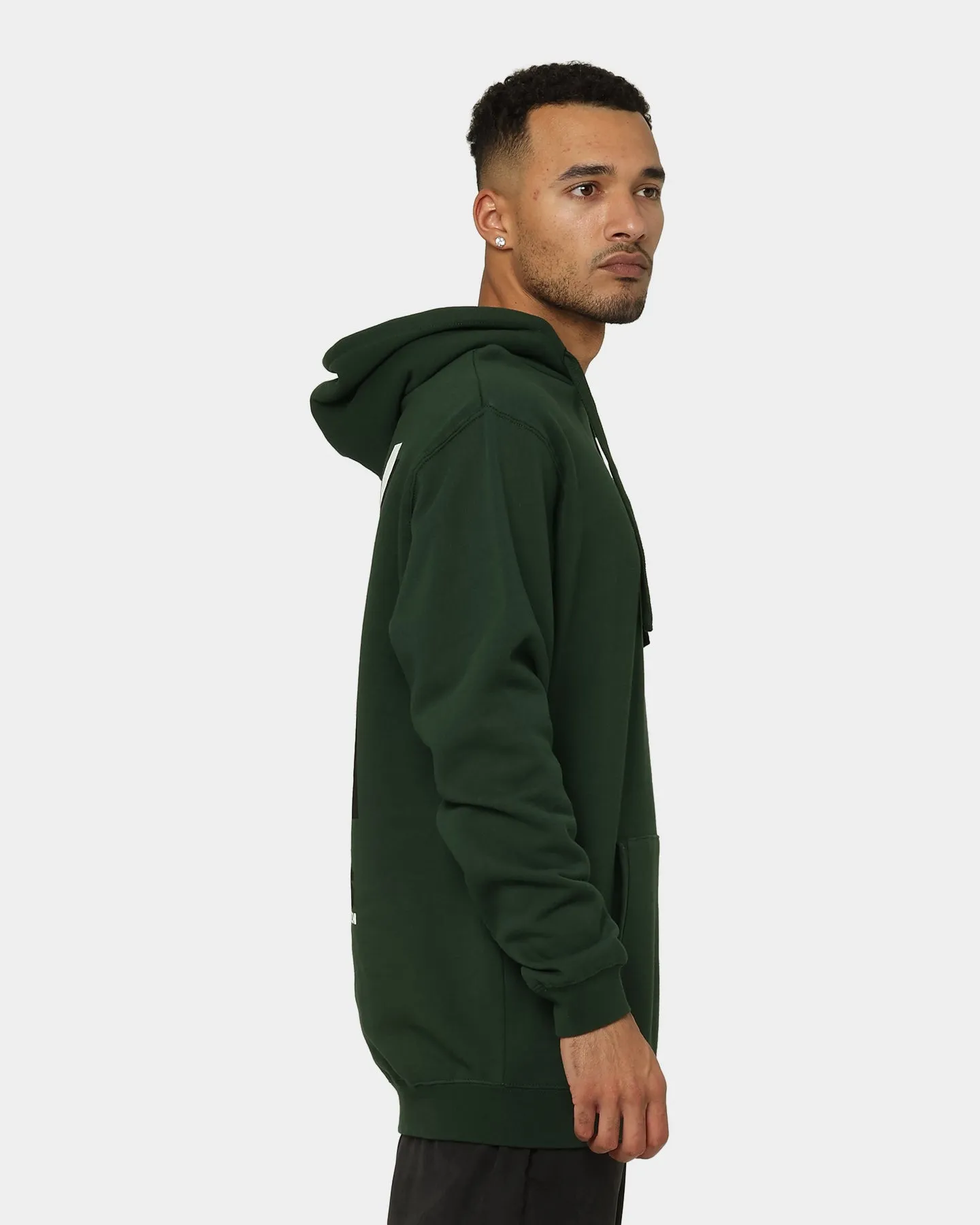 WNDRR Slender Hoodie Forest Green Double Layered Hood