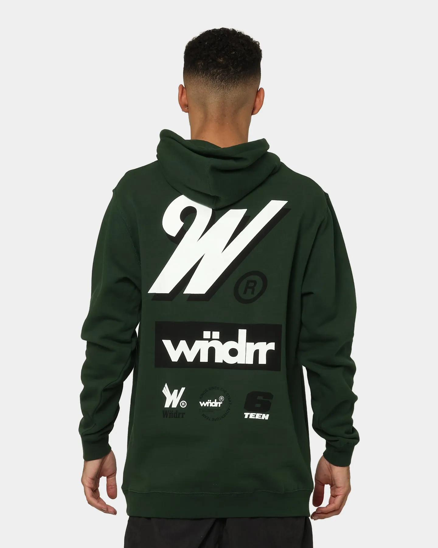 WNDRR Slender Hoodie Forest Green Panama anniversary