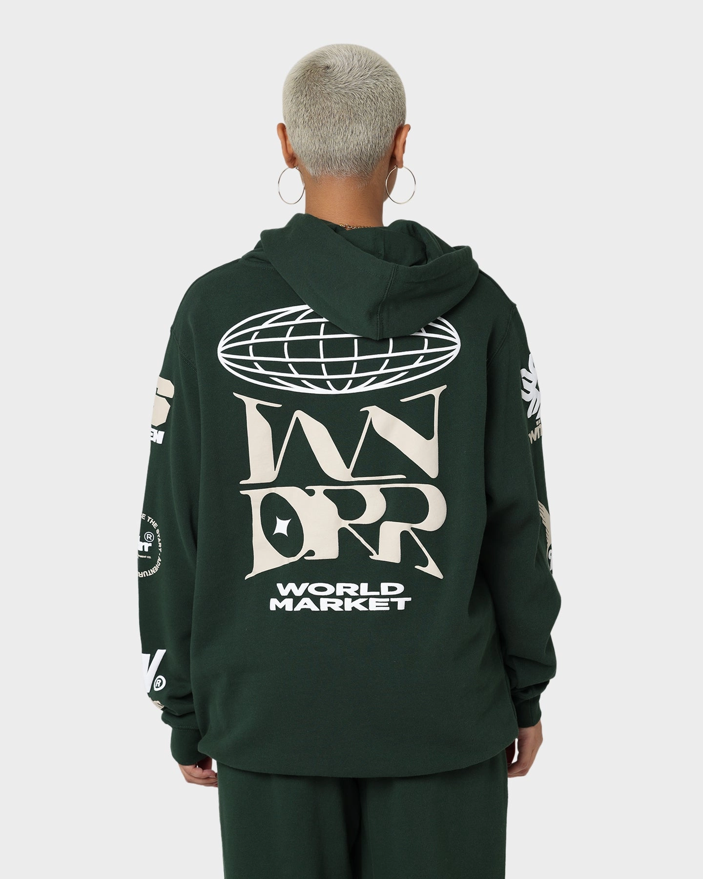 WNDRR Market Hoodie Forest Green Innovate