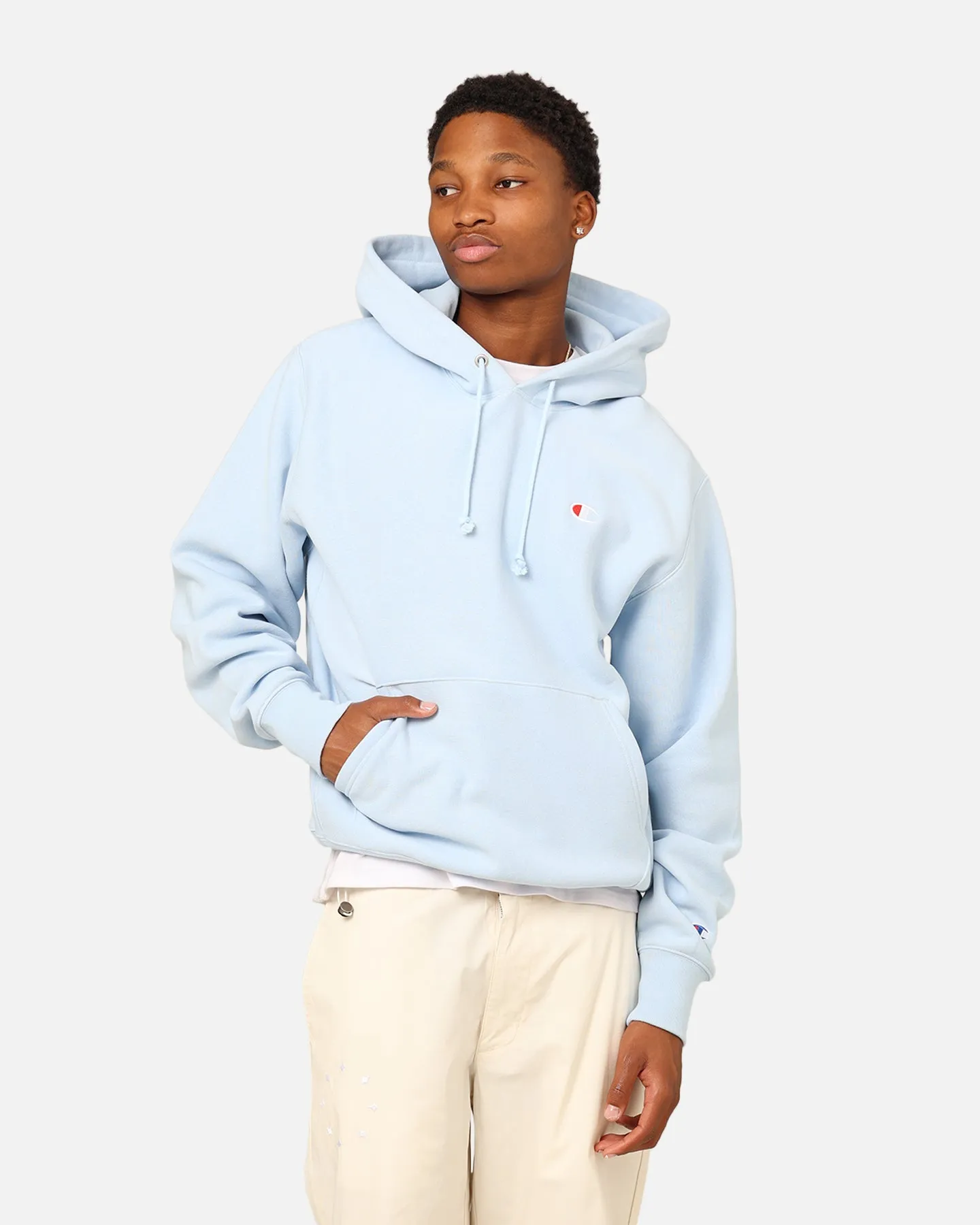 Champion Reverse Weave Small C Hoodie Sleeping Beauty OversizedFit