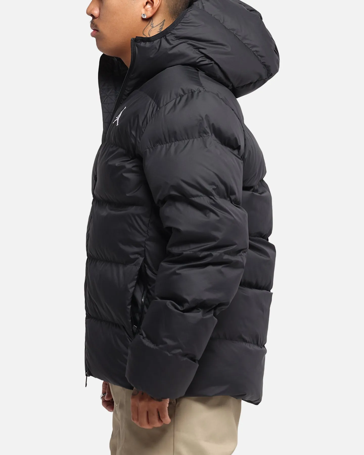 Jordan Brooklyn Puffer Jacket Black Sporty