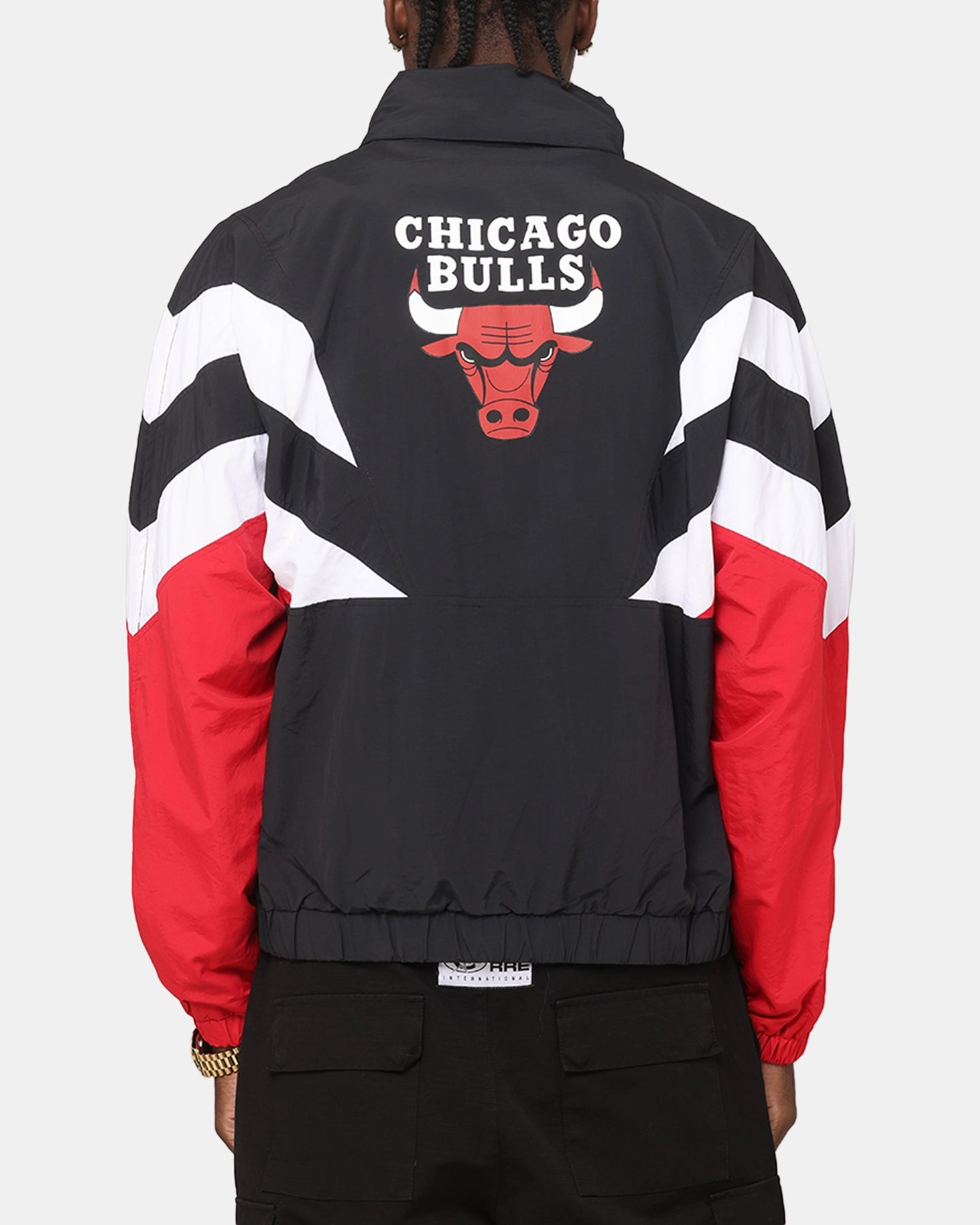 Timeless Form Cozy Jacket Mitchell & Ness Chicago Bulls Spray Jacket Black/Red