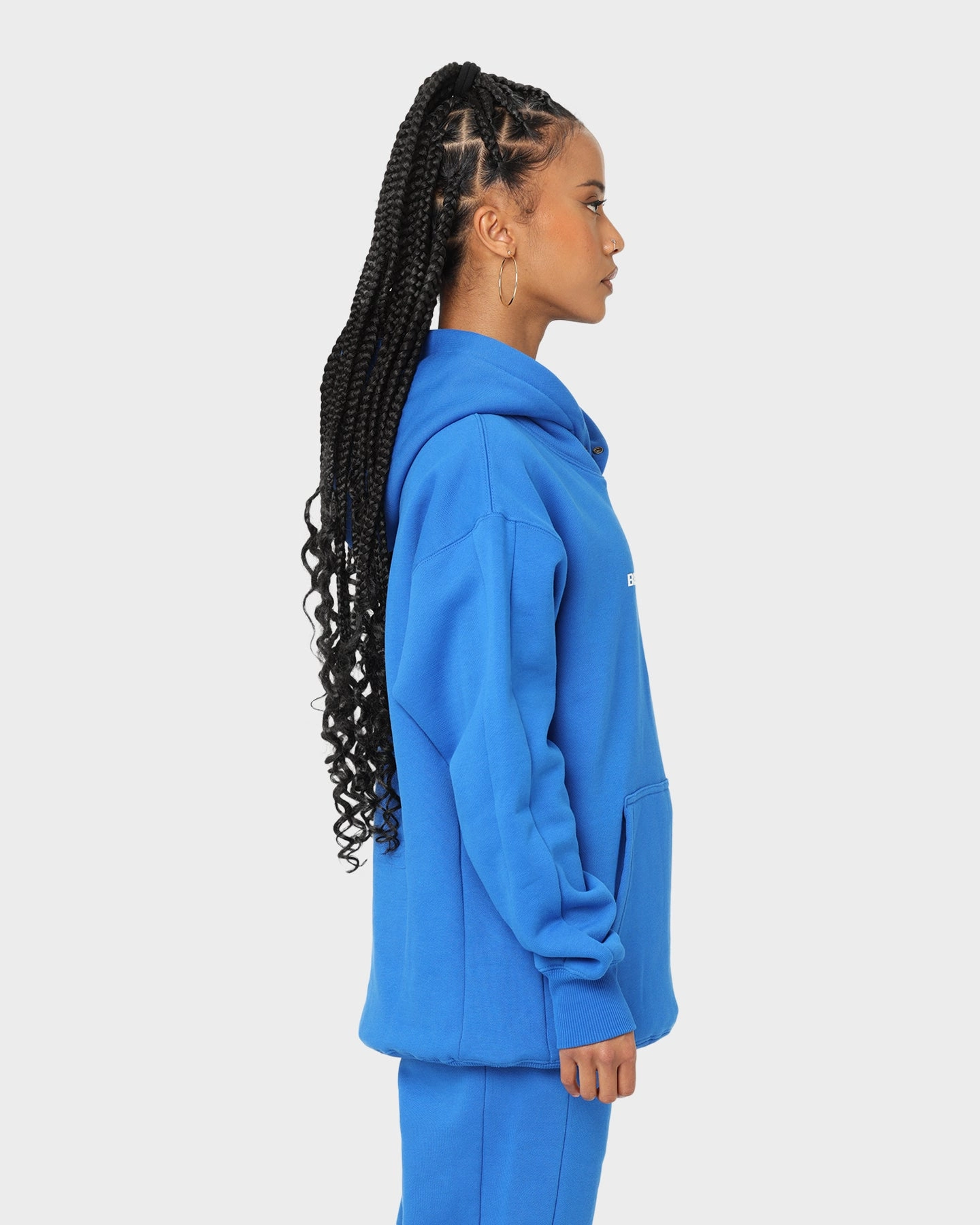 BEENTRILL Nu Logo Hoodie Cobalt Blue Option Bonded seams