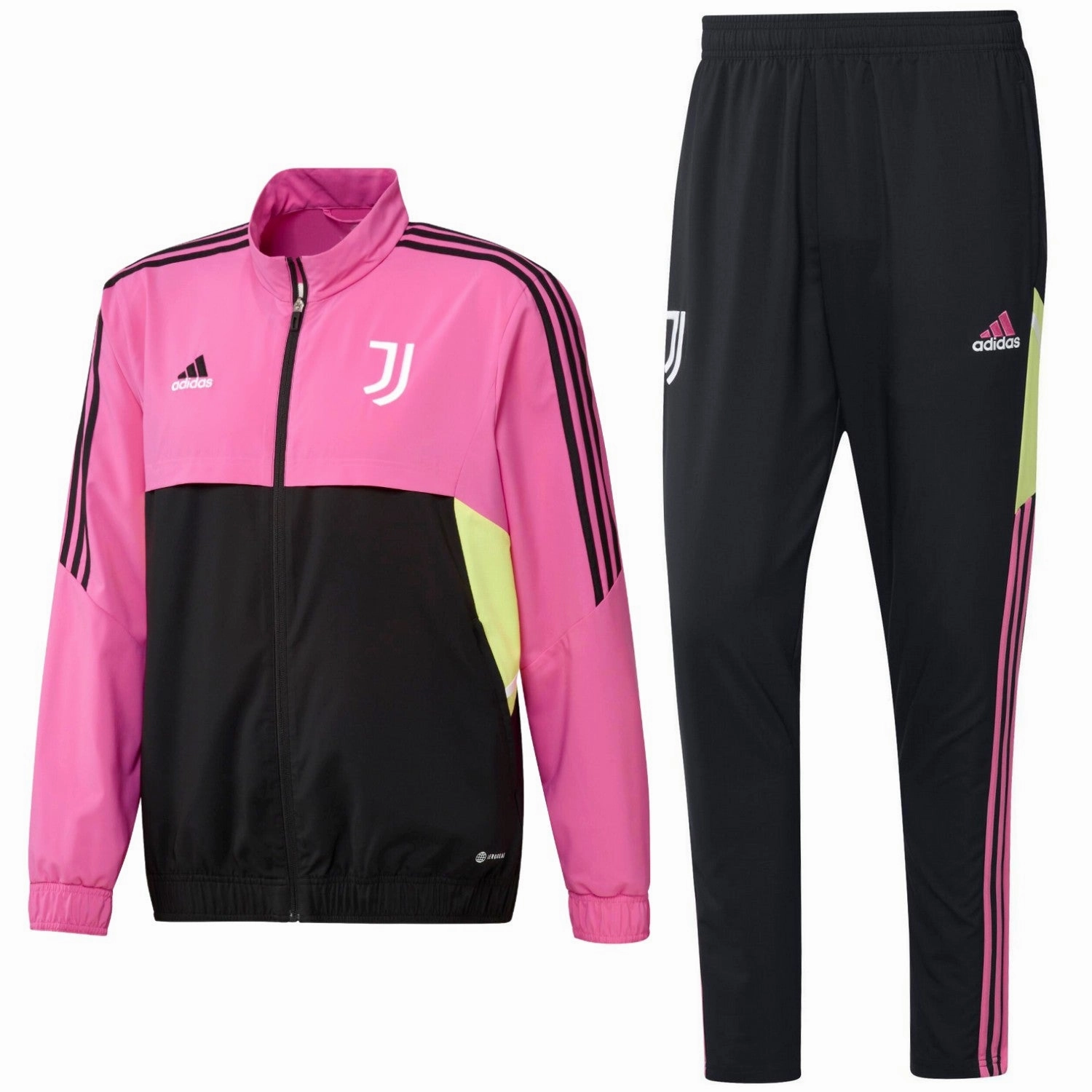 Tear Resistant Reinforcement Full Flex Juventus training presentation Soccer tracksuit 2023 - Adidas