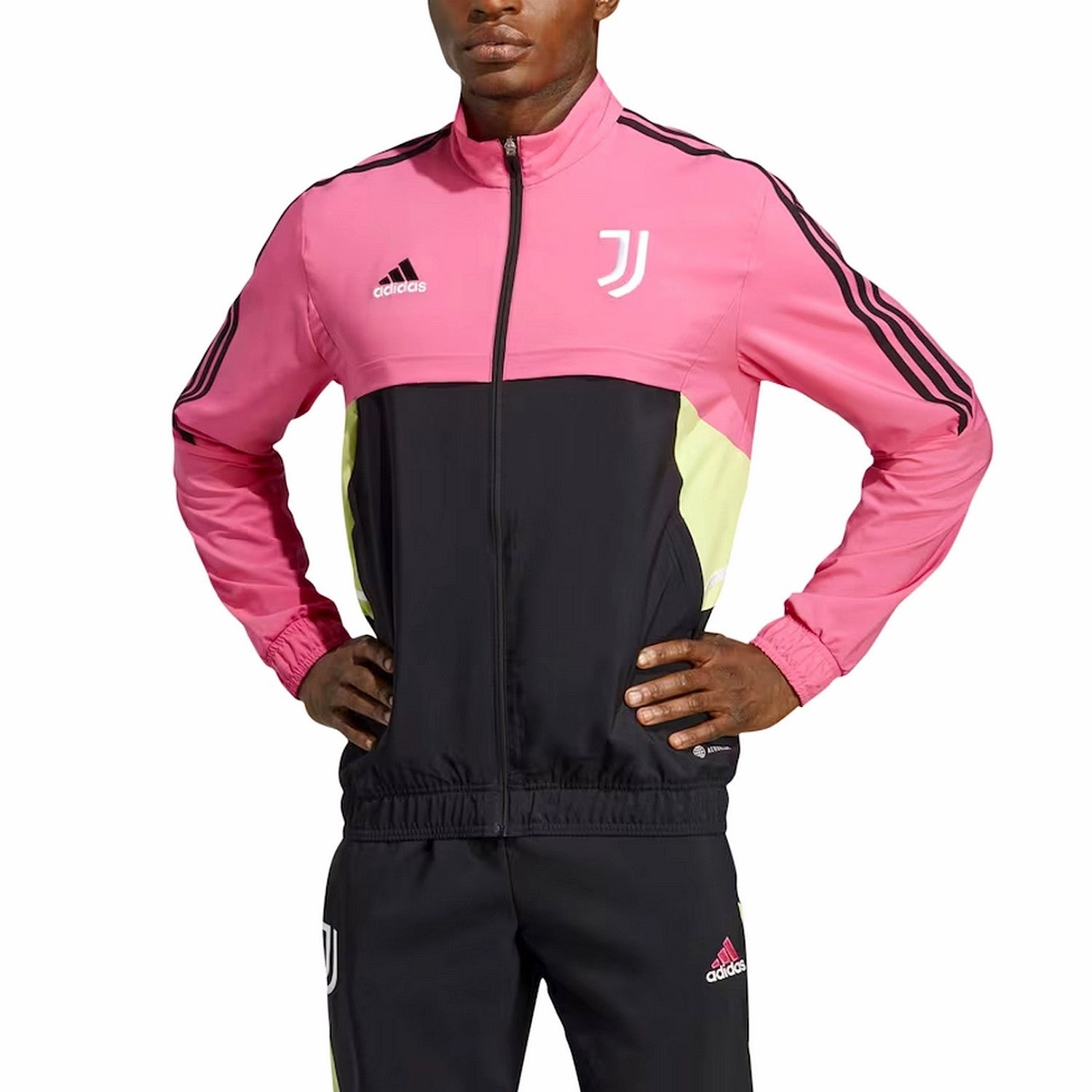 Customizable Juventus training presentation Soccer tracksuit 2023 - Adidas