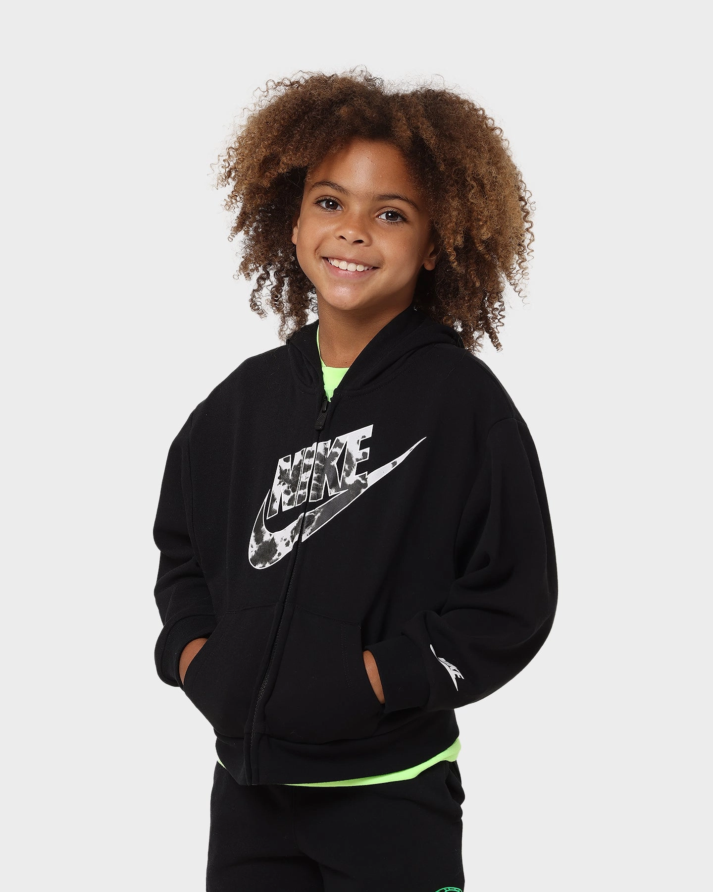 concert Nike Kids' Cloud Wash Full Zip Jacket Black
