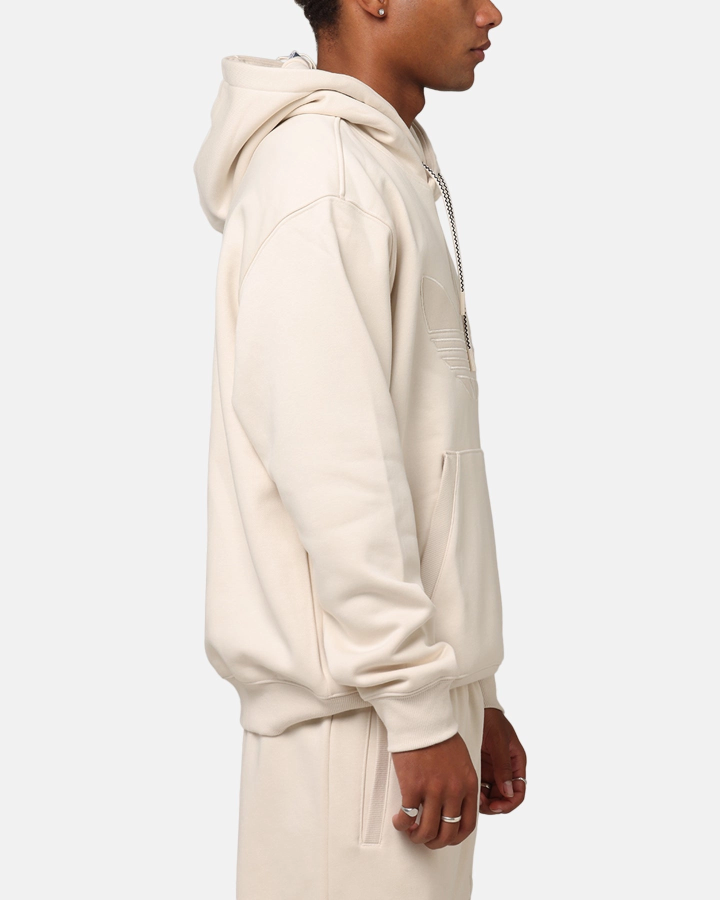 skateboard ride Unlined Design Adidas Originals 70's Hoodie Wonder White