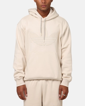 Wildebeest like Stretchable Waistband Adidas Originals 70's Hoodie Wonder White