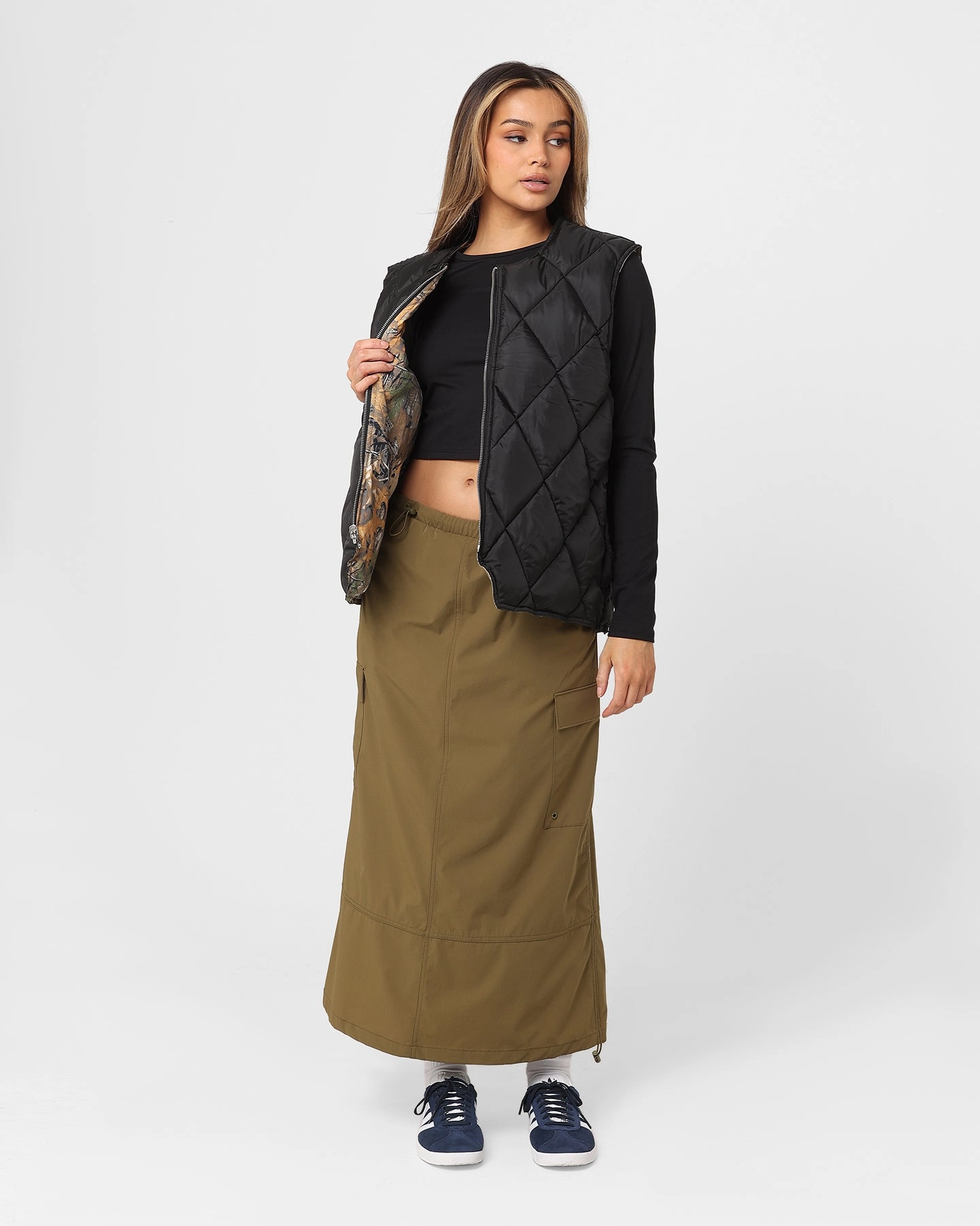 Stussy Real Tree Camo Reversible Vest Real Tree Camo Adjustable Hem